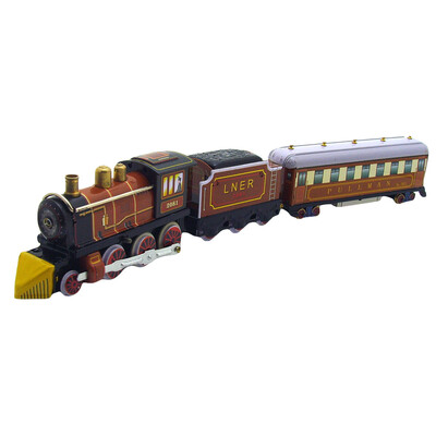 

YIWULATinplate Nostalgic Clockwork Chain Toy Photography Prop Train