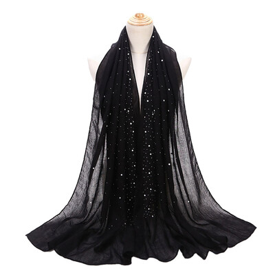 

Gobestart Fashion Women Ladies Chiffon Scarf Muslim Soft Wrap Long Shawl