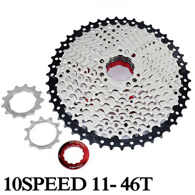

10 Speed 11-46T Freewheel Bike Folding Mountain Road Bike Riding Replacement