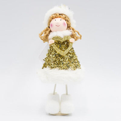 

1Pc Cute Angel Doll Pendant Ornaments For Home Birthday Party Wings Girl Pendant Desk Decor Xmas Tree Ornaments Kids Gifts
