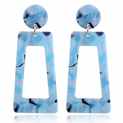 

T shape Geometric Dangle Drop Hook Ear Stud Earrings