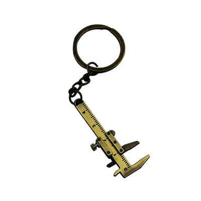 

Mini Vernier Caliper Key Chain Movable Vernier Caliper Ruler Model Zinc Alloy Key Ring Tool