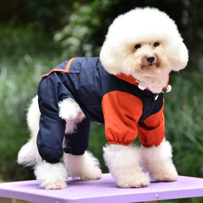 

Winter Autumu Pet Dog Raincoats Waterproof Dog Raincoat Set with hood Back Pocket High Quality For Small Medium Large Dogs