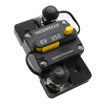 

50A Circuit Breaker Fuse Inverter Manual Reset Button for Auto Truck RV Marine Trailer