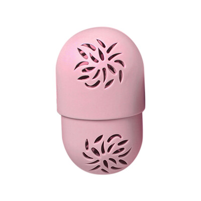 

Powder Puff Storage Box Beauty Egg Capsule Storage Box Portable Dustproof Breathable Silicone Powder Puff Storage Box