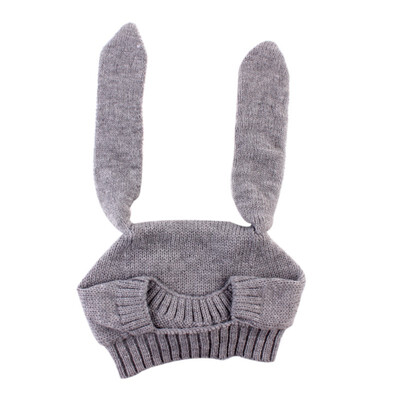 

WEIXINBUY Autumn Winter Toddler Infant Knitted Warm Hat Cute Rabbit Long Ear Hats Baby Bunny Beanie Cap Photo Props