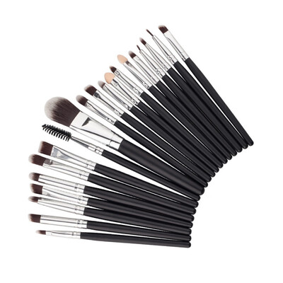 

3 Colors Nylon Makeup Brushes Sets Pro Cosmetic Brush Eyebrow Foundation Shadows Eyeliner Lip Kabuki Make Up Tools Kits 20PCS