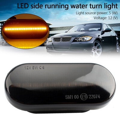 

2PCS LED Dynamic Side Marker Turn Signal Light Sequential Blinker Light for VW Golf Golf3 4 Bora Bora