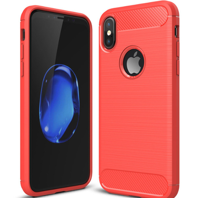 

Applicable Apple iPhoneX Mobile Shell iPhone  Cover Carbon Fiber Brushed Drop Shell