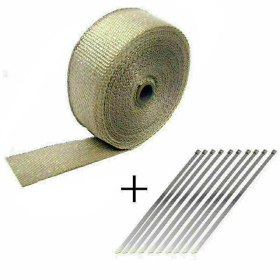 

Car Motorcycle Shield Exhaust Pipe Bandage Thermal Wrap Insulation Tape With Tie