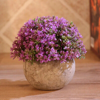 

Durable Environmentally Friendly Artificial Simulation Bonsai Flowers Tree Pot Fake Potted Plant Home Table Decoration