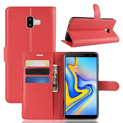 

for Samsung Galaxy J6 Plus J610F WIERSS Wallet Phone Case for Samsung Galaxy J6 2018 Flip Leather Cover Case Etui Fundas