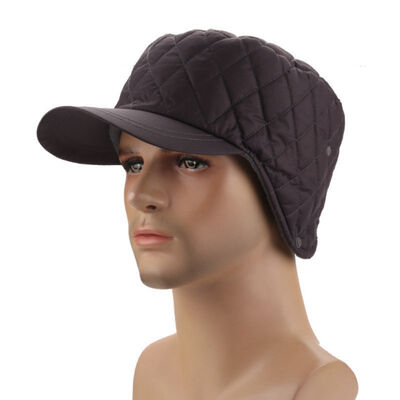 

Fashion Outdoor Men Women Winter Hat Windproof Warm Hat With Earflap Thick Fleece Lining Baseball Cap For Ski Climbing Camping