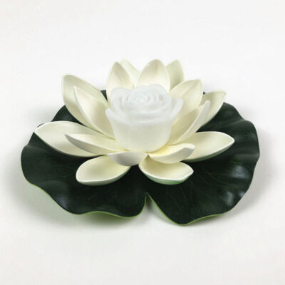 

LED Artificial Lotus-shaped Colorful Changed Floating Flower Lamps Water Swimming Pool Wishing Light 18cm708cm