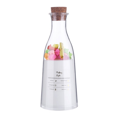 

Milk Bottle DIY Message Night Light 7 Colors USB Rechargeable LED Bedside Help Sleep Atmosphere Home Decoration Lamp