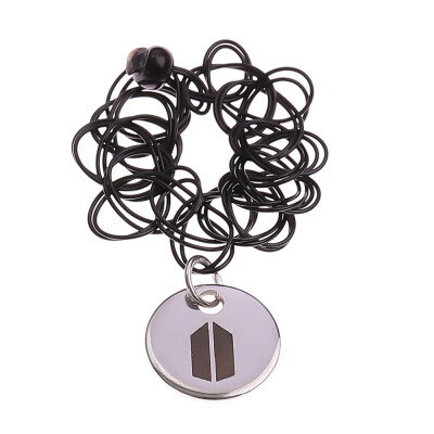 

BTS Shield Door New Sign Adjustable Black Woven Ring