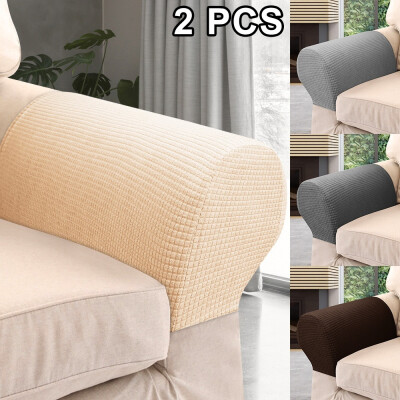 

2PCS Super Stetch Anti-Slip Sofa Armchair Slipcovers Waterproof Sofa Armrest Cover Furniture Protector Home Decor