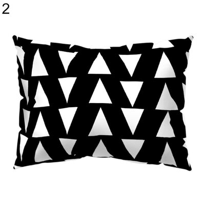 

Geometric Pattern Throw Pillow Case Cushion Cover Sofa Bed Car Cafe Office Decor