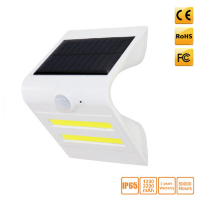 

Gobestart Solar COB LED Motion Sensor Light Outdoor Garden Path Street WallLamp Waterproof