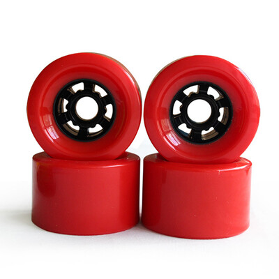 

4Pcs Set Electric Skateboard Large Wheels Shock Absorber Longboard 85A Durable