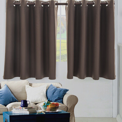 

Gobestart 2PC Insulated Foam Lined Heavy Thick Blackout Grommet Window Curtain Panels