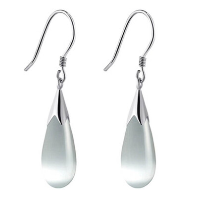 

Charm Chic Opal Drop Earrings Women Jewelry Elegant Jewelry Silver Crystal Top Quality