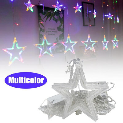 

Curtain Lamp Christmas Star Curtain Lights Decorative Lights 220V Light Decoration