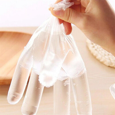 

Toponeto Plastic Disposable Gloves Restaurant Home Service Catering Hygiene 200pcs