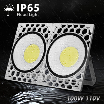 

100W LED Flood Light IP65 Waterproof Spot 3000K-6000K Outdoor Lamp White Light for Garden Yard Landscape Billboard