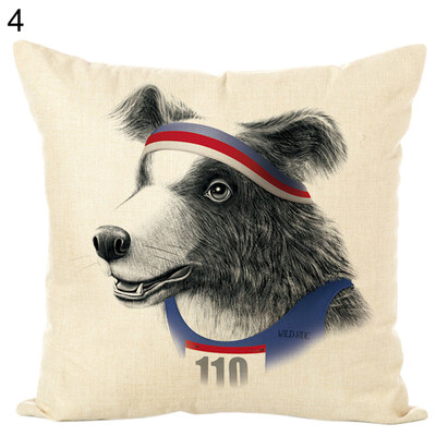

Kiwi BirdBoarDeerSheepRabbit Throw Pillow Case Cushion Cover Sofa Bed Decor
