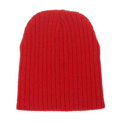 

Autumn Winter Casual Fashion Newborn Baby Solid Color Striped Knitted Hat Kid Toddler Cute Cap