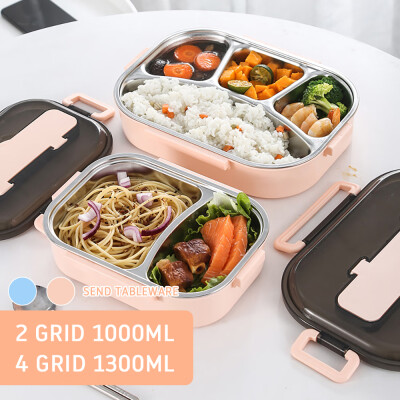 

Stainless Steel Thermal Insulated Lunch Box Bento Food Container For Women Kids