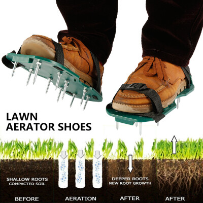 

Lawn Aerator Shoes Heavy Duty Garden Tool