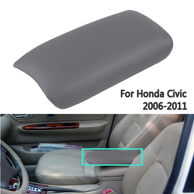 

Gray Car Center Console Armrest Cover Lid For Honda Civic 2006-2011 Wraps Trim