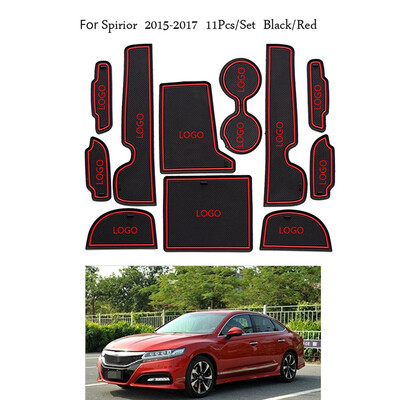 

11PCSSet Replacement for Honda Spirior Gate Slot Pad Door Groove Mat Anti-Slip Cushion Cup Pad Interior Decoration