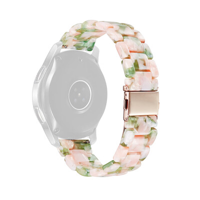 

〖Follure〗Luxury Crystal Resin Agate Beads Watch Band Strap For Samsung Galaxy watch 42mm