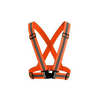

Reflective Vest with High Visibility Bands Tape Multi-Purpose Adjustable Elastic Safety Belt for Night Running Cycling Motorcycle