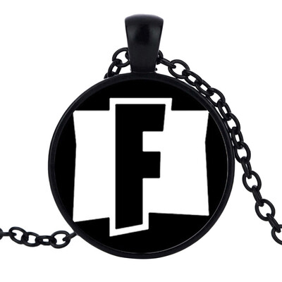 

FOR-TNITE Alloy Gemstone Necklace Pendant Fans Favorite Gamer Gifts for Boys Girls Adults