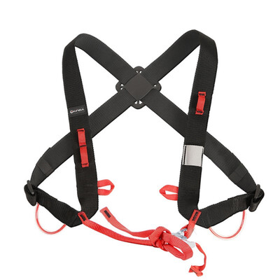 

Outdoor Climbing Chest Waist Harness Safety Belt Caving Rescue Polypropylene