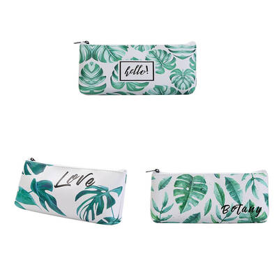 

Unique PU Leather Fresh Printing Pencil Case Pen Bag Holder Stationery Pouch Girls Gift Office School Supplies