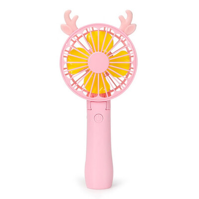 

Mini Portable Rechargeable USB Fan Personal Fan Handheld Folding Hanging For Hot Summer Home Office Desktop Traveling Camping