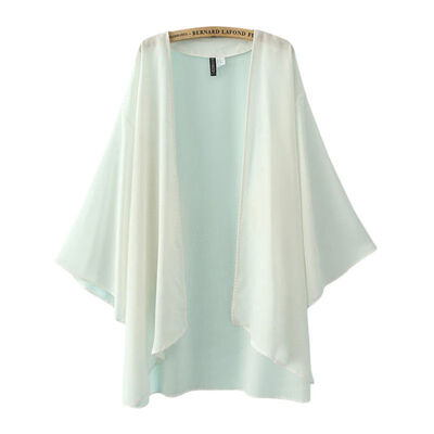 

Hot Sale Sexy Womens Loose Chiffon Bikini Cover UP Kaftan Cardigan Kimono Blouse Outwear