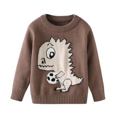 

Childrens Sweaters Cartoon Animal Warm Cute Boys Sweaters Autumn Winter New Baby Boy Tops Clothes 1-6Y