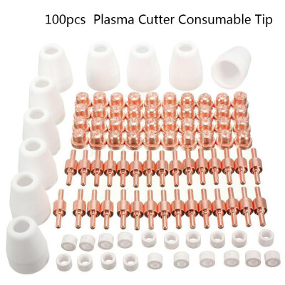 

100Pcs Plasma Cutter Consumable Tip for LG-40 PT-31 Cutting Torch CUT40 CUT50