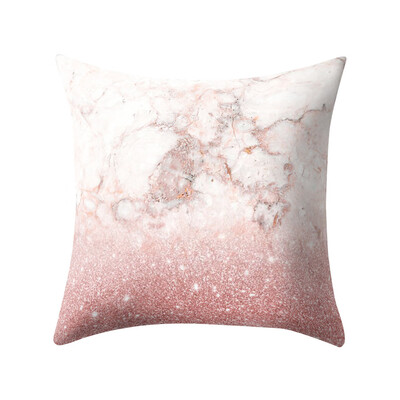 

〖Follure〗Rose Gold Pink Cushion Cover Square Pillowcase Home Decoratio