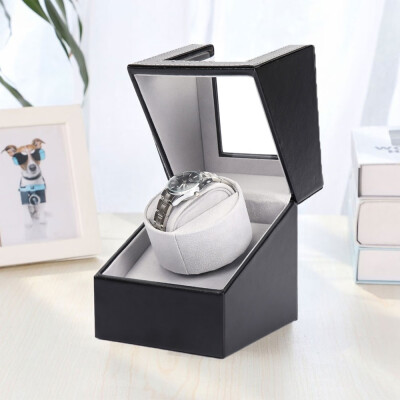 

Automatic Single Watch Winder Motor Shaker PU Leather Watch Display Box without Watch