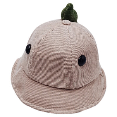 

Autumn Baby Boys Girls Toddler Cartoon Design Bucket Hats Caps Reversible Sun Headwear