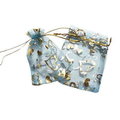 

50pcs 79cm Organza Gift Bags Jewellery Packing Pouches Wedding Party Favour