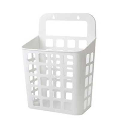 

Wall Mount Hanging Laundry Basket Dirty Clothes Suction Cup Household Storage Box Basket