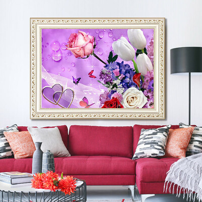 

Toponeto 5D Embroidery Paintings Rhinestone Pasted DIY Diamond Painting Cross Stitch